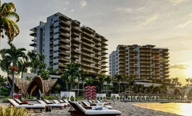 DEPARTAMENTO FRENTE A LA PLAYA PROGRESO YUCATAN CON MARINA