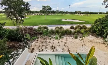 CASA EN VENTA  EN MERIDA LISTA PARA ENTREGA FRENTE AL CAMPO DE GOLF