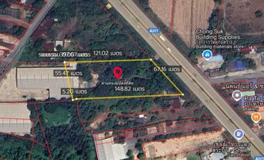 For sale: 2-storey detached house with 4+ rai of land, on Suwannason main road, Ban Lam, Wihan Daeng, Saraburi