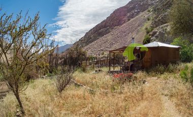 Terreno de 4.75 ha, 340 metros de orilla de río. Montegrande, Valle del Elqui. $600 mm