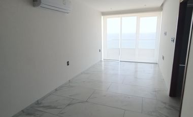 Departamento en piso 12 en Torre Colinas del Mar. Totalmente climatizado y torre con amenidades