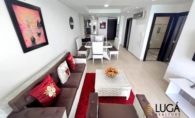 Departamento 2 dormitorios amoblado frente al mar en venta, sector playa Murciélago, Manta Ecuador