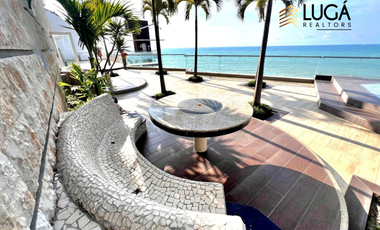 Departamento 2 dormitorios amoblado frente al mar en venta, sector playa Murciélago, Manta Ecuador
