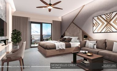 Preselling Studio Unit in Moncello Crest at Tuba, Benguet