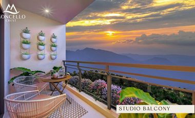 Preselling Studio Unit in Moncello Crest at Tuba, Benguet