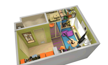 OK for BANK LOAN - Studio Type Condo for Sale in STUDIO TWO Alabang