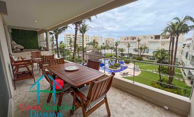 Hermoso departamento en venta en condominio con club de playa
