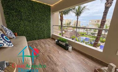 Hermoso departamento en venta en condominio con club de playa