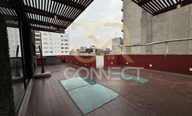 Departamento PH en Renta Anzures 3R/3.5B/2E - Amueblado -Terraza privada- 750m2