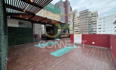 Departamento PH en Renta Anzures 3R/3.5B/2E - Amueblado -Terraza privada- 750m2