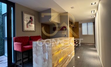 Departamento PH en Renta Anzures 3R/3.5B/2E - Amueblado -Terraza privada- 750m2