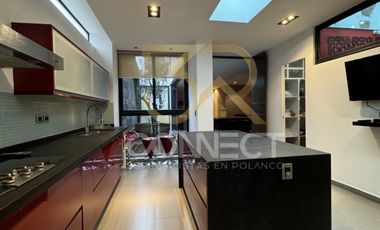 Departamento PH en Renta Anzures 3R/3.5B/2E - Amueblado -Terraza privada- 750m2