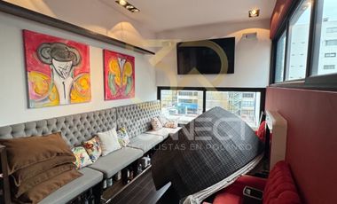 Departamento PH en Renta Anzures 3R/3.5B/2E - Amueblado -Terraza privada- 750m2