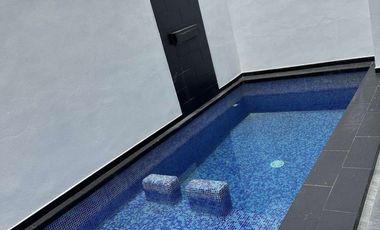 CASA EN VENTA EN MAZATLAN CON ALBERCA PROPIA EN PRIVADA CON GYM Y ALBERCA A SOLO PASOS DE LA PLAYA (SECTOR CERRITOA) 4 RECAMARAS