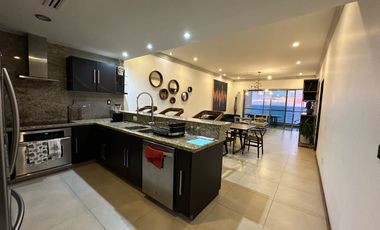 EN VENTA DEPARTAMENTO FRENTE AL MAR EN MAZATLAN DE TRES RECAMARAS (SECTOR CERRITOS) TORRE ESCONDIDO TOWER, CON ALBERCA, CANCHA DE PADEL, GYM, 193 M2