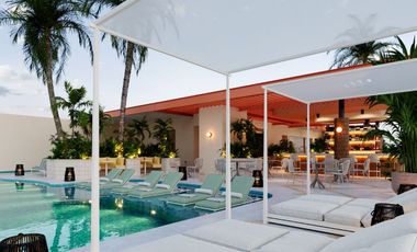 PREVENTA DE HERMOSO ESTUDIO, EN PLAYA DEL CARMEN
