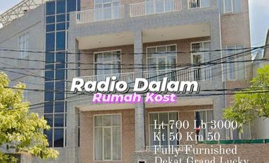 Rumah Kos Exclusive 50BR Radio Dalam Jaksel
