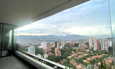 Apto poblado San Lucas con vista panoramica piso alto
