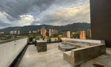 Apto poblado San Lucas con vista panoramica piso alto