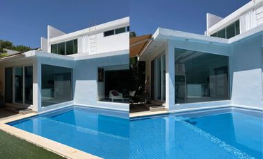 Casa con jardín y alberca privada, en venta, Playacar Fase II, Playa del Carmen.