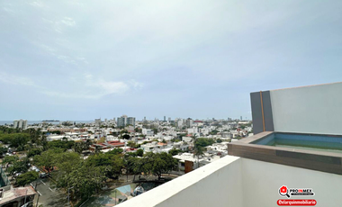 RENTA | DEPARTAMENTO CON VISTA AL MAR FRACCIONAMIENTO REFORMA