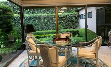 VENTA BONITA CASA 4 RECAMARAS Y JARDIN EN BOSQUES DE LAS LOMAS