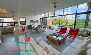 Casa en renta vacacional para 10 personas. Con alberca privada y vista campo de golf