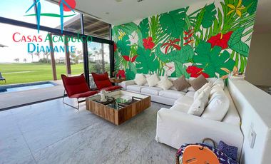 Casa en renta vacacional para 10 personas. Con alberca privada y vista campo de golf