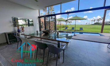 Casa en renta vacacional para 10 personas. Con alberca privada y vista campo de golf