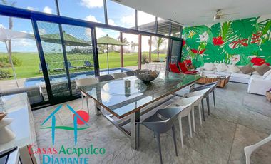 Casa en renta vacacional para 10 personas. Con alberca privada y vista campo de golf