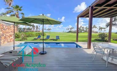 Casa en renta vacacional para 10 personas. Con alberca privada y vista campo de golf