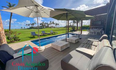 Casa en renta vacacional para 10 personas. Con alberca privada y vista campo de golf