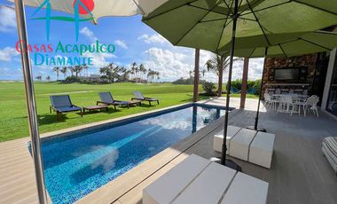 Casa en renta vacacional para 10 personas. Con alberca privada y vista campo de golf