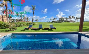 Casa en renta vacacional para 10 personas. Con alberca privada y vista campo de golf