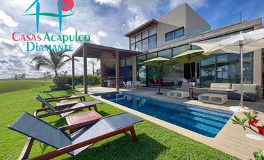 Casa en renta vacacional para 10 personas. Con alberca privada y vista campo de golf