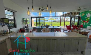 Casa en renta vacacional para 10 personas. Con alberca privada y vista campo de golf