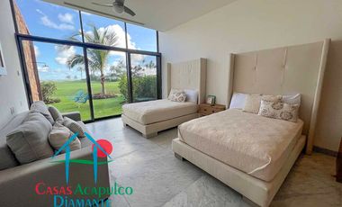 Casa en renta vacacional para 10 personas. Con alberca privada y vista campo de golf
