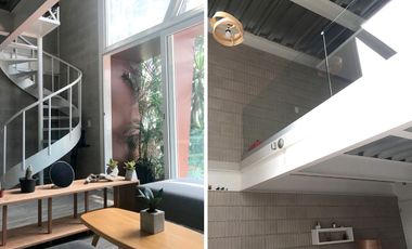 Precioso loft con recamara master de doble altura