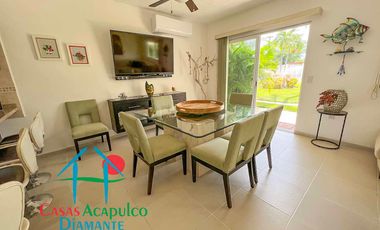 Casa con terraza con salida al jardín y áreas comunes. Incluye sistema de agua potable en toda la casa 100% purificada