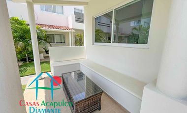 Casa con terraza con salida al jardín y áreas comunes. Incluye sistema de agua potable en toda la casa 100% purificada