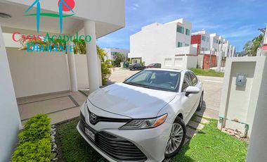 Casa con terraza con salida al jardín y áreas comunes. Incluye sistema de agua potable en toda la casa 100% purificada