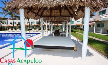 Casa con terraza con salida al jardín y áreas comunes. Incluye sistema de agua potable en toda la casa 100% purificada