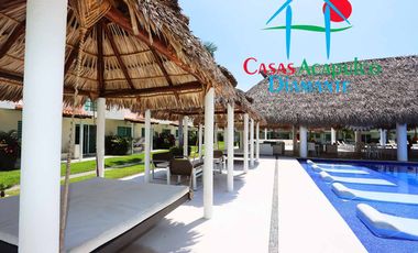 Casa con terraza con salida al jardín y áreas comunes. Incluye sistema de agua potable en toda la casa 100% purificada