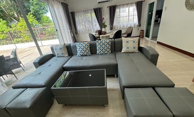 A Modern Designed 3 Bed House for Rent 1 Minute Walk Distance to Mae Phim Beach