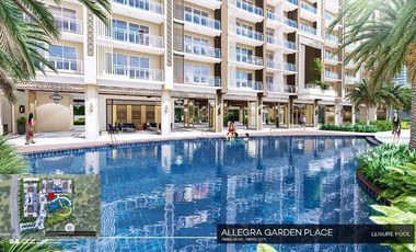 FOR SALE CONDO IN PASIG ALLEGRA GARDEN PLACE NEAR ESTANCIA MALL, AYALA MALLS THE 30TH,, SM Aura