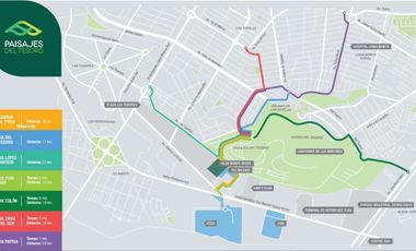 Terrenos en Venta Paisajes del Tesoro. 		$2,394,110