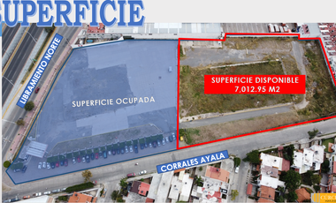 RENTA DE TERRENO 7000 M2, UBICACION ESTRATEGICA EN BLVD MORELOS