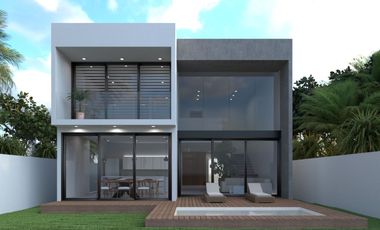 Casa con jardín y alberca privada, en venta, Mayakoba, Playa del Carmen.