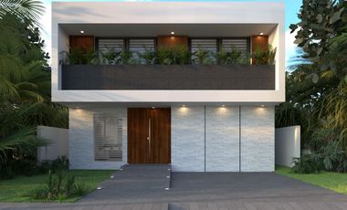 Casa con jardín y alberca privada, en venta, Mayakoba, Playa del Carmen.