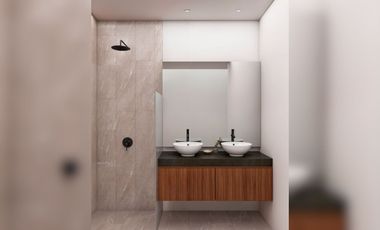 Casa con jardín y alberca privada, en venta, Mayakoba, Playa del Carmen.